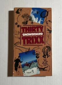 Thirty Snowboard Trixx Vintage Snowboarding VHS 1994 Polar Bear Productions - Picture 1 of 4