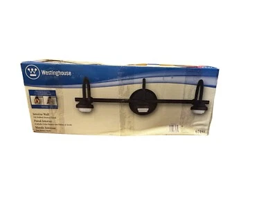 °•Aplique de pared Westinghouse de bronce frotado con aceite de 3 luces ~NUEVO~ #67481°• Foto 1 de 4