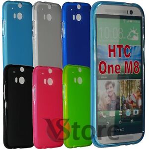Cover Custodia Per HTC One M8 Gel Silicone TPU 
