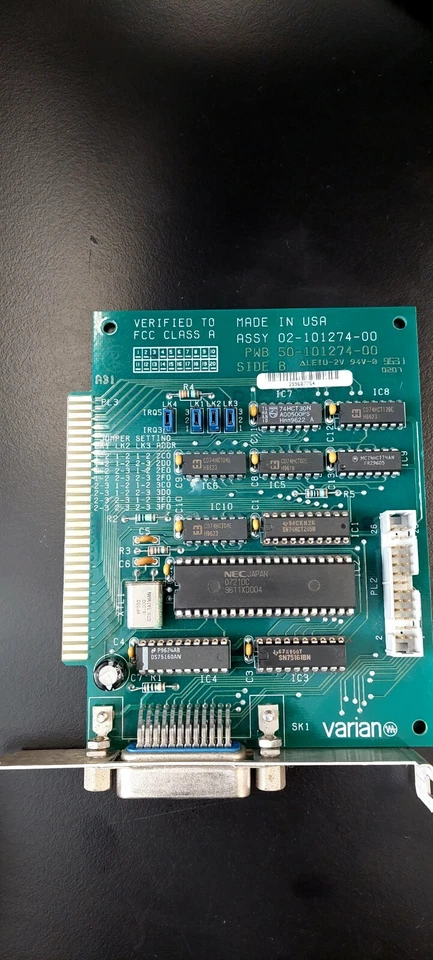 GPIB ISA Varian card 02-101274-00 - Image 1 of 2