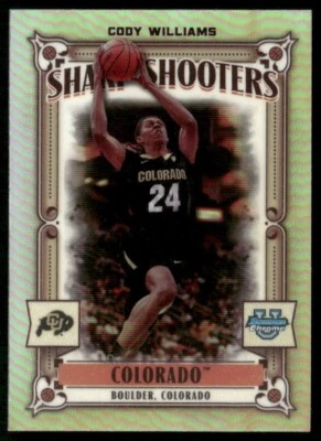 2023-24 Bowman University Chrome - Sharp Shooters Cody Williams #SS-10 (RC) - Image 1 of 2