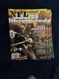 Antonio Brown August 29 2016 8/29/16 Sports Illustrated Pittsburgh Steelers - Picture 1 of 1