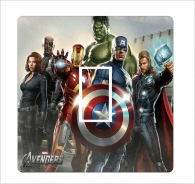 Avengers 3: Light Switch Pegatina Vinilo Cubierta Calcomanía - 82
