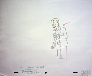 Beavis and Butt-Head 1993 SIGNED Yvette Kaplan Production Hand Drawn Art #YK - Picture 1 of 2