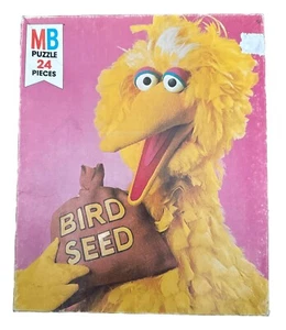 vintage complete Big Bird  12" x 15" puzzle 1976  Milton Bradley Sesame Street - Picture 1 of 6
