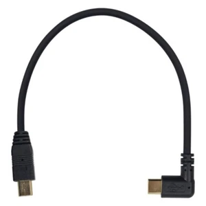 Mini USB to Type C Adapter Converter Cable for Camera Phone OTG Cable 90 Degree - Picture 1 of 8