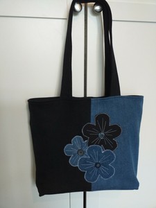 denim tote bolsa pattern