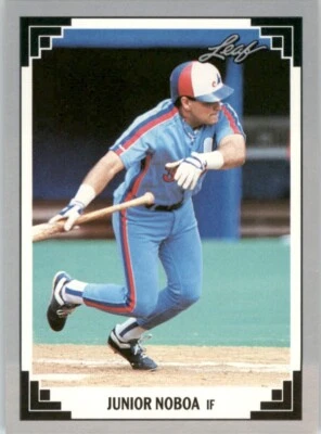 1991 Leaf Junior Noboa Montreal Expos #255 - Image 1 of 2
