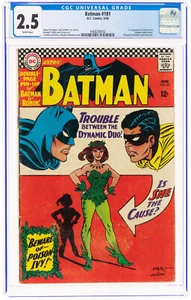 Batman #181 CGC 2.5 1st Poison Ivy! Key DC Silver🔥WHITE PAGES🔥1966 R6 442 cm - Picture 1 of 2
