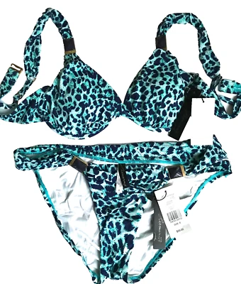  NUEVO CON ETIQUETAS $130.00 TRAJE DE BAÑO HERMANNY BY VIX 2 PIEZAS ESTAMPADO ANIMAL ACUÁTICO TALLA 8  Foto 1 de 4