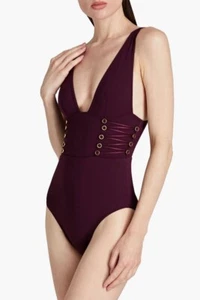 Zimmermann Swimsuit Women’s Size 1 Red Bodysuit One Piece Summer Swim - Picture 1 of 10