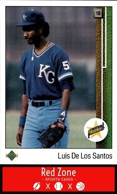 1989 Upper Deck - #12 Luis de los Santos NM Set Break. - Image 1 of 2
