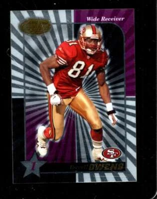 2000 LEAF CERTIFIED #80 TERRELL OWENS NM 49ERS HOF - Image 1 of 2
