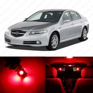 Paquete de 13 luces interiores LED rojas para 2004 - 2008 Acura TL + HERRAMIENTA DE PALANCA - Imagen 1 de 6