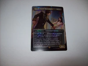MTG Squall, SeeD Mercenary Rare Promo Foil NM Free Ship & Tracked - Picture 1 of 4