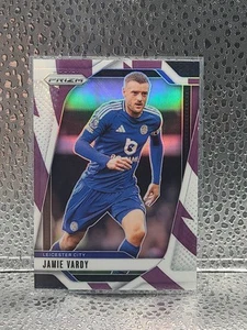 2024-25 Panini Prizm EPL No.269 Jamie Vardy, Purple White Stripes /92 - Bild 1 von 2