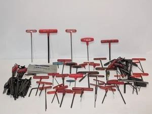 Lot 100+ Eklind Allen AMF T-Handle Hex Key Wrenches assorted SAE/Metric - Picture 1 of 16