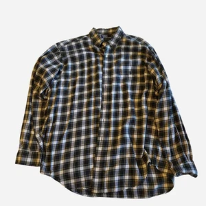 Polo Ralph Lauren “Elliott” plaid flannel shirt in navy, green, yellow - Picture 1 of 6