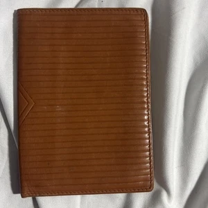 vintage brown leather versace wallet men - Picture 1 of 8