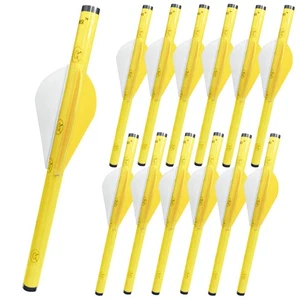 Confezione da 12 Fletch Termoretraibile con Vane da 2 Pollici, Avvolgi Frecce Elasticizzate Universali Fit per... - Foto 1 di 3