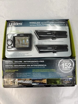 Uniden UDW155 Wireless Security Surveillance System Digital Black - New / Sealed - Image 1 of 4