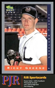 Ricky Greene 1993 Classic Best #193 Lakeland Tigers - Picture 1 of 2