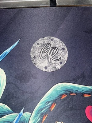 Placa de eliminación de botón de bocina de volante Grip Royal con patrón de onda Foto 1 de 2