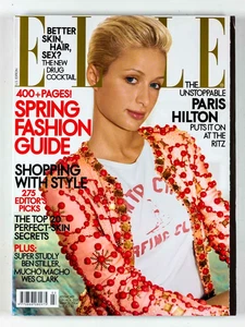 Paris Hilton BEN STILLER Naomi Campbell ELLE magazine March 2004 Wes Clark VTG - Picture 1 of 1