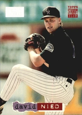 1994 Stadium Club First Day Issue #153 David Nied  - BB - Image 1 of 2