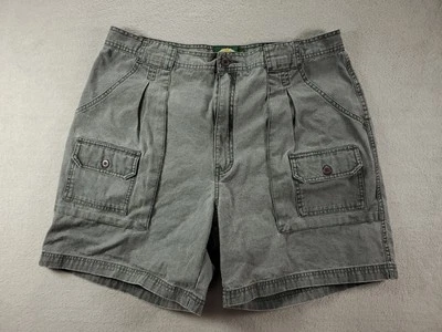 Pantalones Cortos Cabelas Para Hombre 38 Gris Carga Tiro Alto Plisados Utilidad Exterior Bolsillos Foto 1 de 4