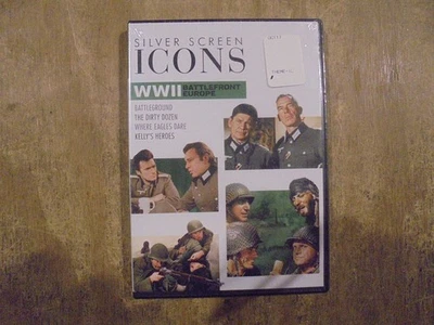Silver Screen Icons World War II Battlefront Europe DVD Brand New * 4 Movies - Image 1 of 2