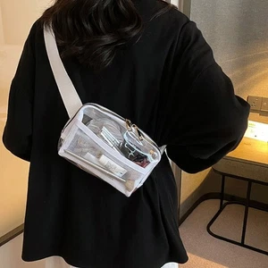 LeisureBags Trendy Bag for Women Girl Transparent Crossbody Bag Cellphone Bag - Picture 1 of 12
