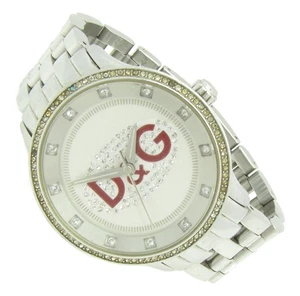 D&G Damen Armbanduhr Kristall DW0144 Edelstahl Rot 3ATM Dolce Gabbana Ba neu S14 - Bild 1 von 2