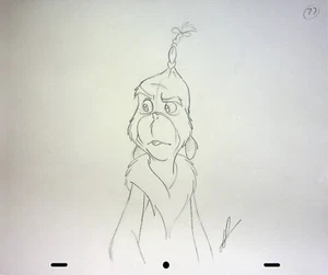 Green Eggs & Ham Production Art LEN SIMON Hand Drawn Layout Pencil Dr. Seuss #NN - Picture 1 of 3