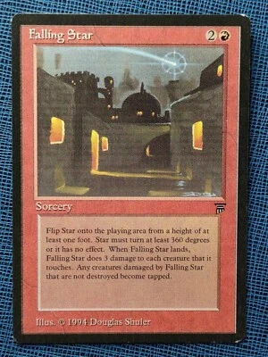 MTG 1x Falling Star LP Legends Magic the Gathering English - Reserved List - Image 1 of 4