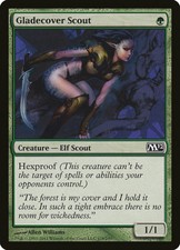 1x FOIL Gladecover Scout M12 #178 Magic 2012 MTG English NM/Unplay common C card