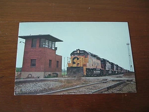 Vintage Photo Postcard Chessie System Baltimore & Ohio No. 4129 EMD GP40-2 - Picture 1 of 2