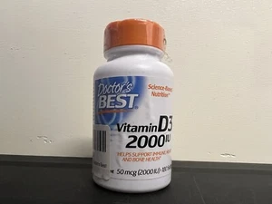 Best Vitamin D3 2000IU (180 Softgels) Doctor’s Best (C1) - Picture 1 of 3