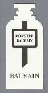 Carte publicitaire - advertising card - Monsieur de Balmain - Picture 1 of 1