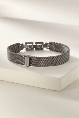 Keep Collective hematite MESH BRACELET! - Image 1 of 2
