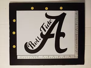 Plantilla personalizada Alabama Rolltide Roll Tide 11" x 8,5" ENVÍO RÁPIDO GRATUITO - Imagen 1 de 2