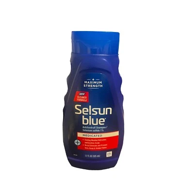 Selsun Blue Medicated Maximum Strength Dandruff Shampoo, 11 fl oz - Image 1 of 3