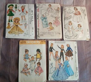 Vintage 1950er Jahre Puppe Muster Lot von 5 Toni Puppe 16"; 10,5", 11,5", 14" - Bild 1 von 6