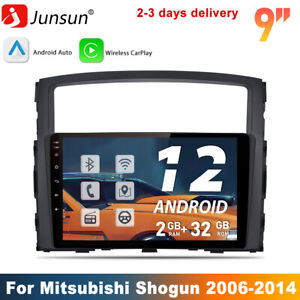 Carplay Car Stereo 2G+32G Android 12 Sat Nav GPS WIFI DAB For Shogun 2006-2014