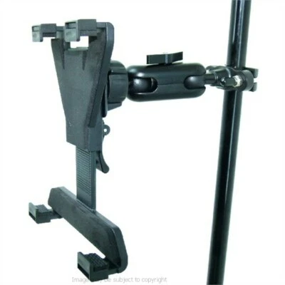 Adjustable Secure Music Microphone Stand Tablet Mount for Panasonic ToughPad - Image 1 of 4