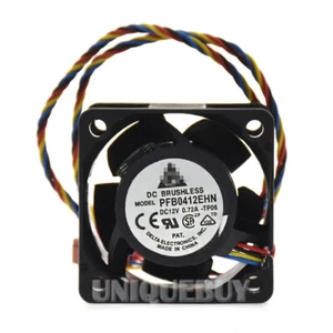 Cooling fan PFB0412EHN for Delta 1U Server fan 0.72A 12V 40*40*28mm 4pin - Afbeelding 1 van 5