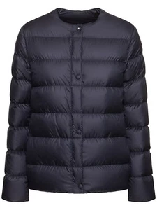 MONCLER Gerbe $1400 Women's Navy Down Jacket New - Picture 1 of 4