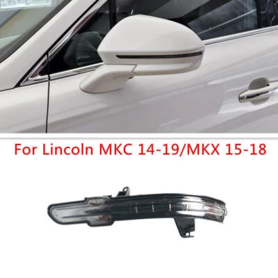 Luz de espejo retrovisor lateral izquierdo indicador de señal de giro para Lincoln MKC 2014-19 MKX 2015-18 Foto 1 de 4