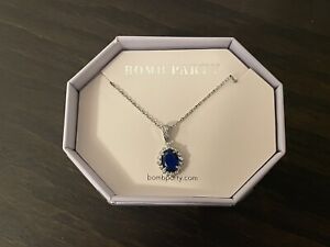 Bomb Party My Time To Sparkle Dark Blue Sapphire Necklace RBP3402