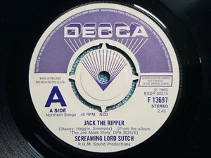 Screaming Lord Sutch – Jack The Ripper - Decca – F 13697 Vinyl, 7", 45 Promo RE - Picture 1 of 4